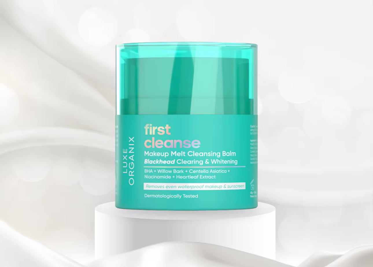 Luxe Organix First Cleanse – Makeup Melt Cleansing Balm |Blackhead Clearing & Whitening | 45g