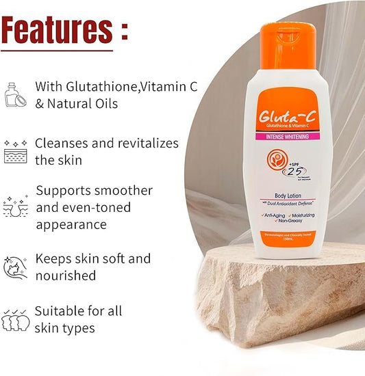 Gluta-C Intense Whitening Body Lotion SPF25 150ml