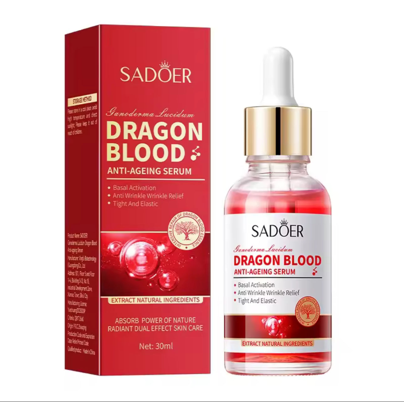 Sadoer Dragon Blood Anti Aging Serum | 30ml | 💯 Authentic from Thailand 🇹🇭