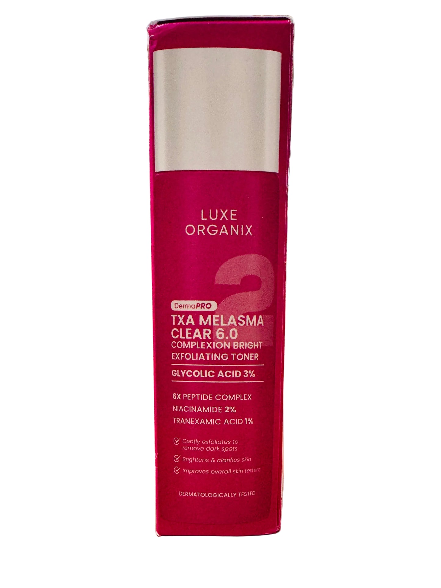 Luxe Organix DermaPRO TXA Melasma Clear 6.0 Complexion Bright Exfoliating Toner | 150ml