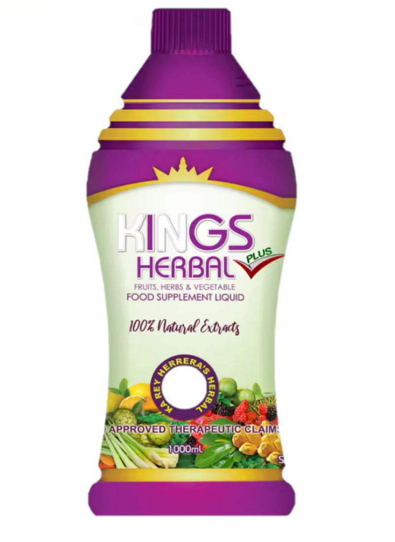Kings Herbal Plus | 1000ml | Vegetable Food Supplement Liquid
