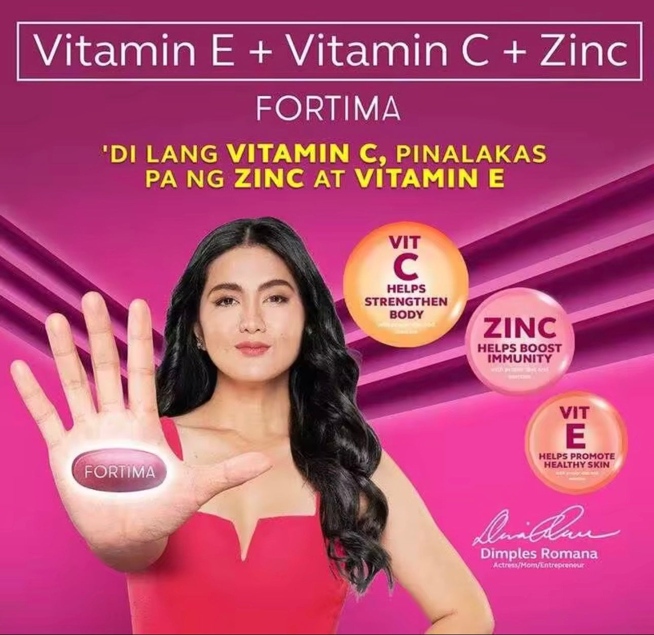 Fortima Vitamin E + Vitamin C + Zinc 30 Tablets
