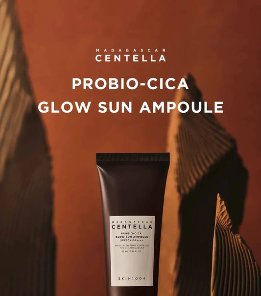Centella Madagascar probio cica glow sun ampoule 50ml SKIN1004