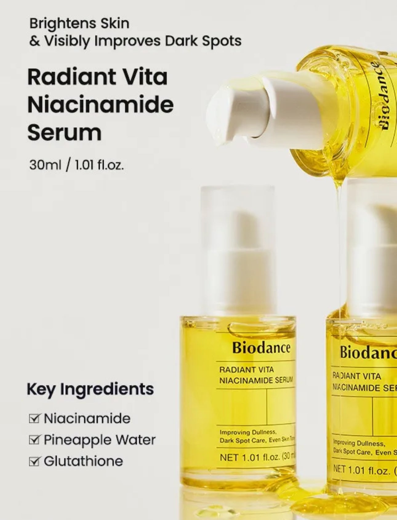 Biodance Radiant Vita Niacinamide Serum | 30ml | authentic from Korea