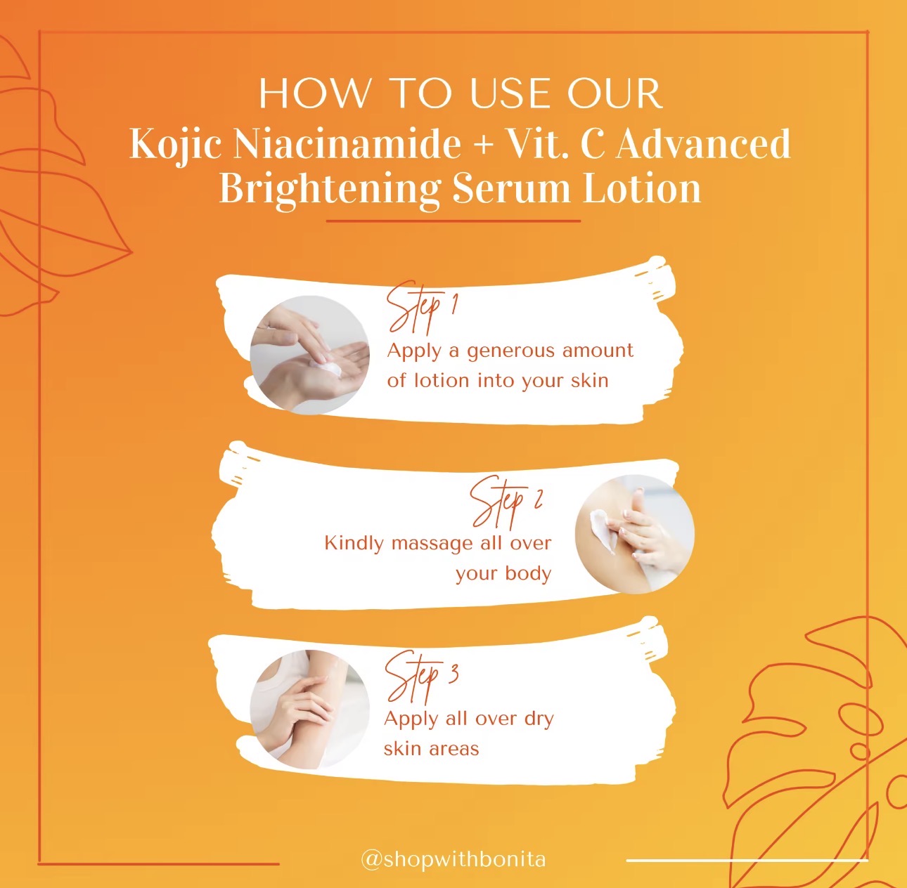 BONITA Kojic Niacinamide + Vitamin C Serum Lotion | 330ml