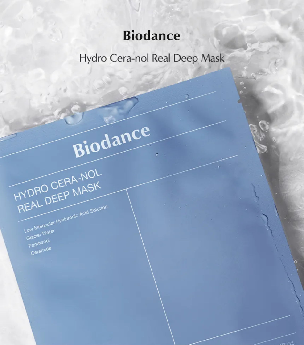 Biodance Hydro Cera-nol Real Deep Mask | 136g | 4sheets | authentic from Korea