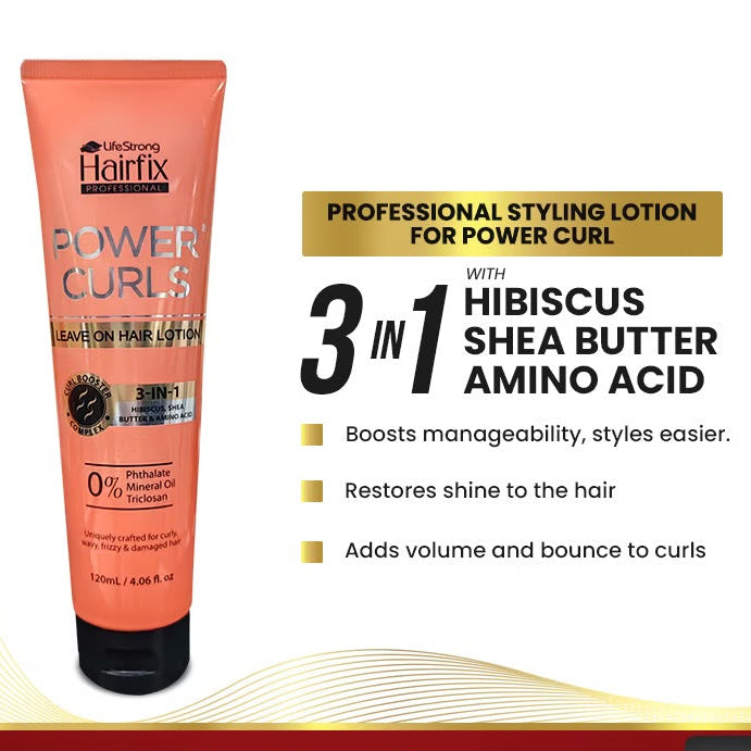 HairFix Power Curls Shampoo | Conditioner | Hair Lotion