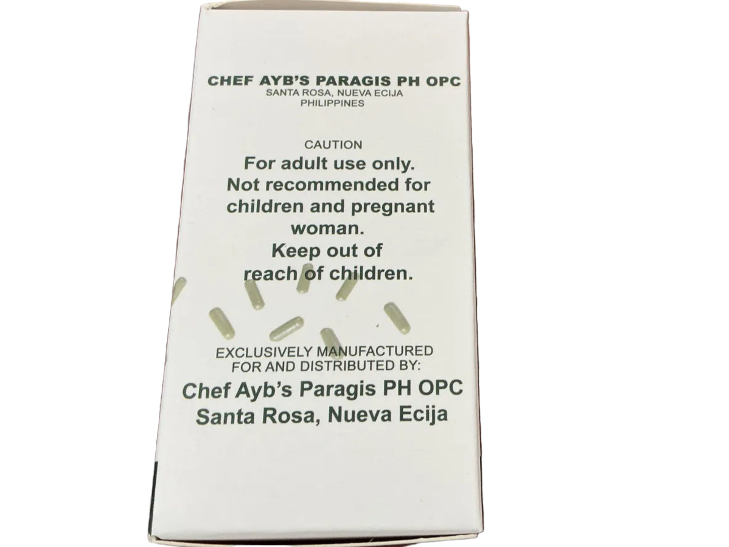 Chef Ayb’s Paragis Moringa and Guyabano 60 Capsules