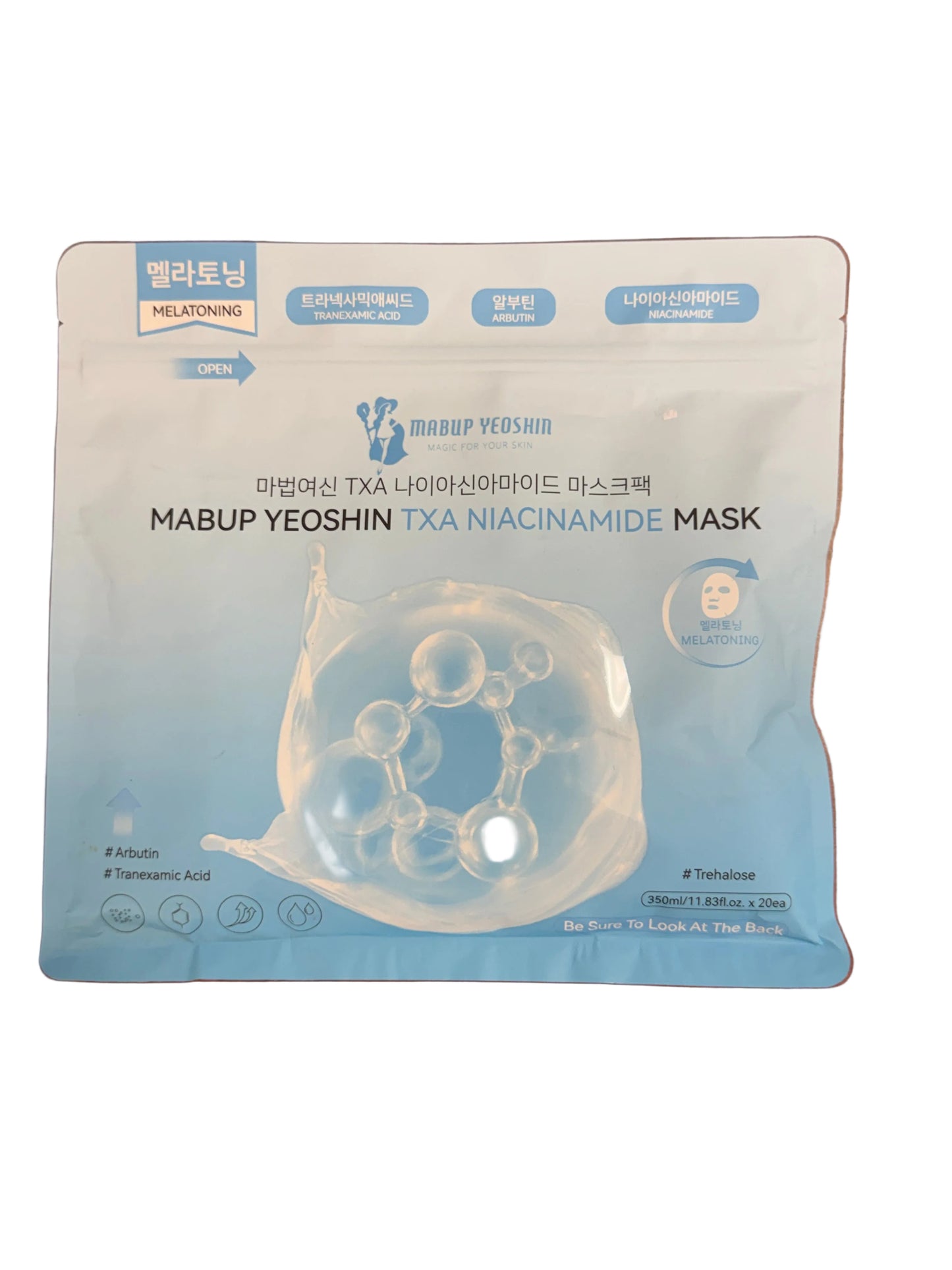 Mabup Yeoshin TXA NIACINAMIDE MASK | 20 Sheets