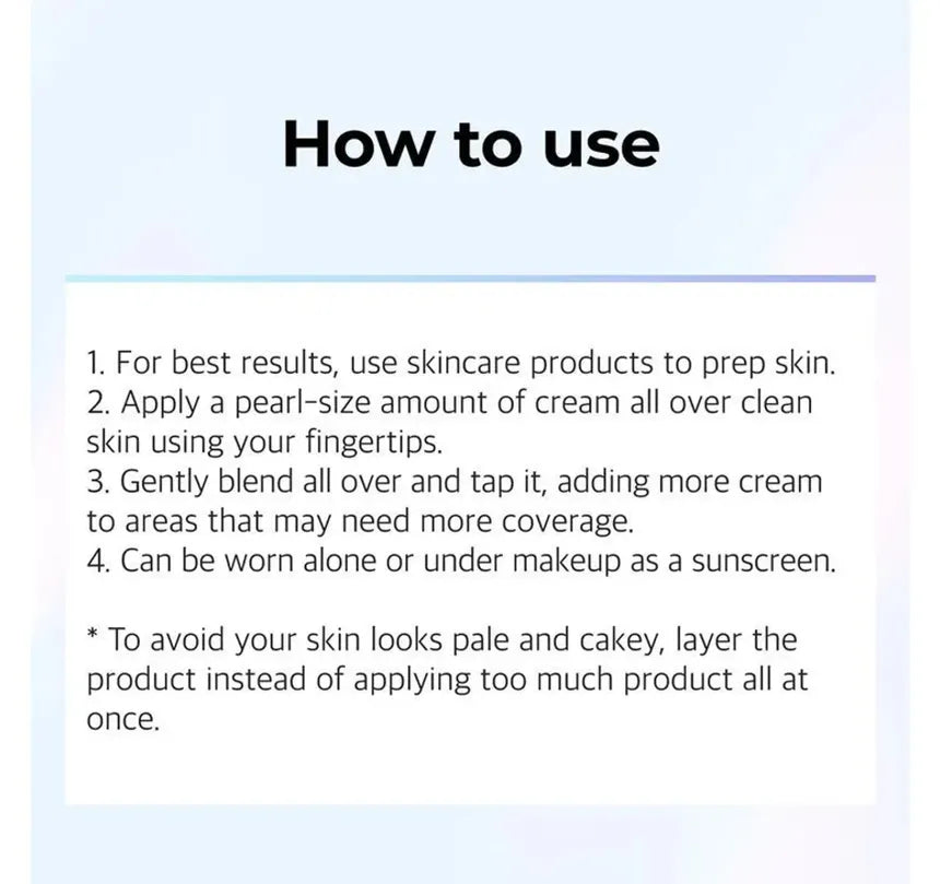 numbuzin - No.1 Pure Glass Clean Tone Up 50ml SPF 50+ PA ++++