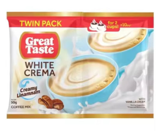 Great Taste White Crema (1pc twin pack) 50g