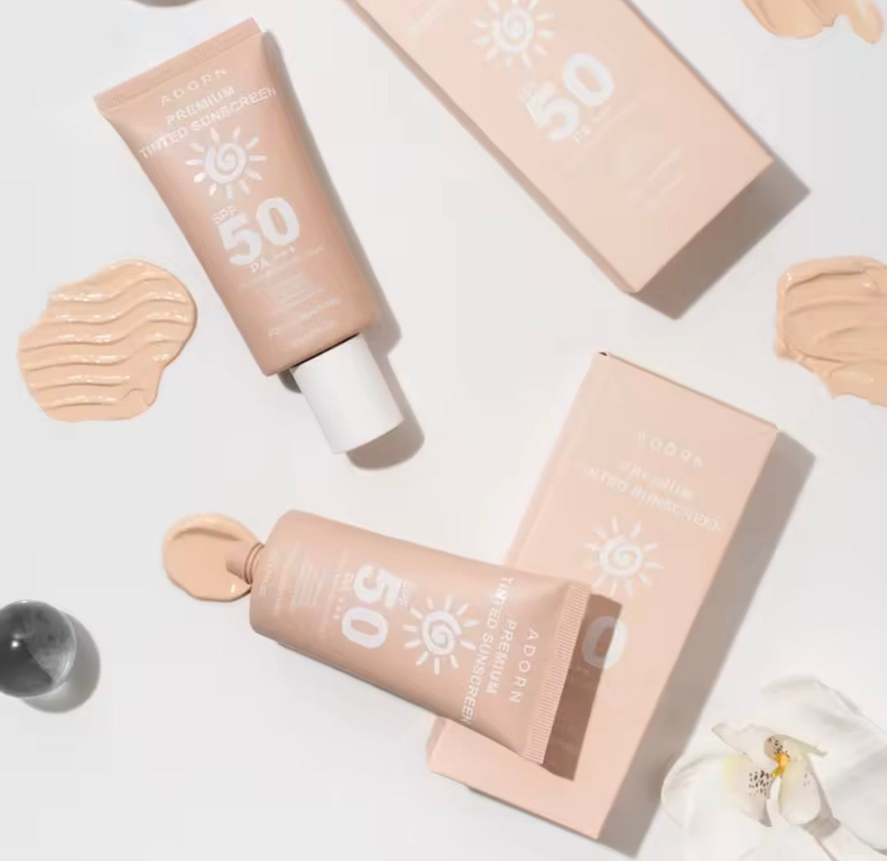ADORN Premium Sunscreen with SPF 50 | Premium Tinted