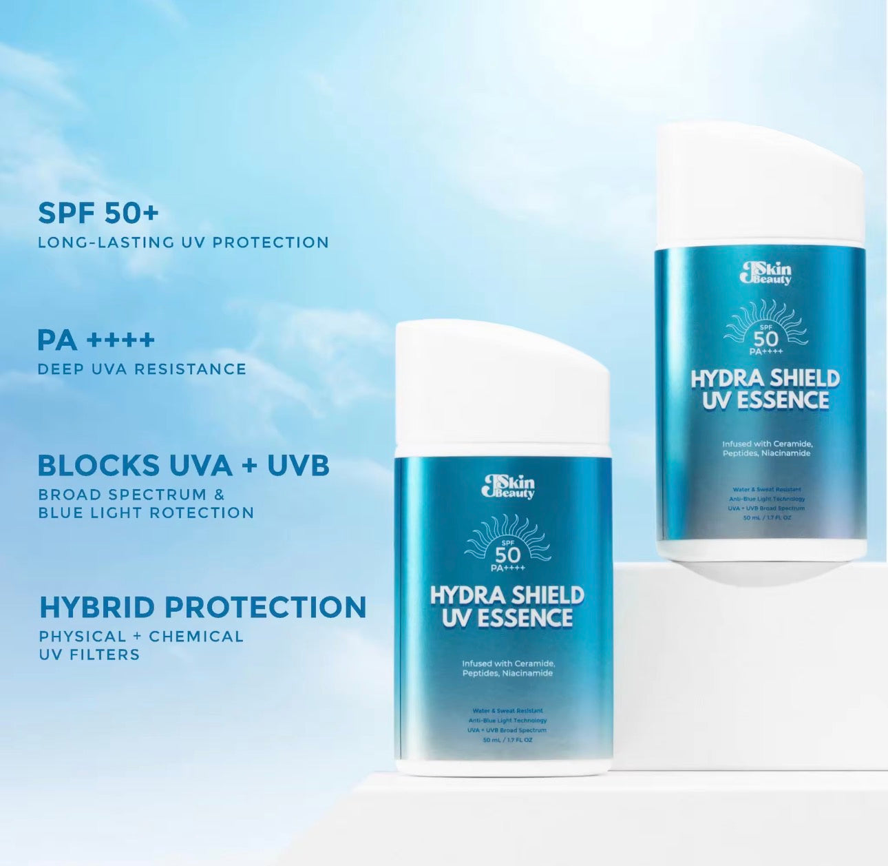 JSkin Beauty Hydra Shield UV Essence SPF 50+ PA++++