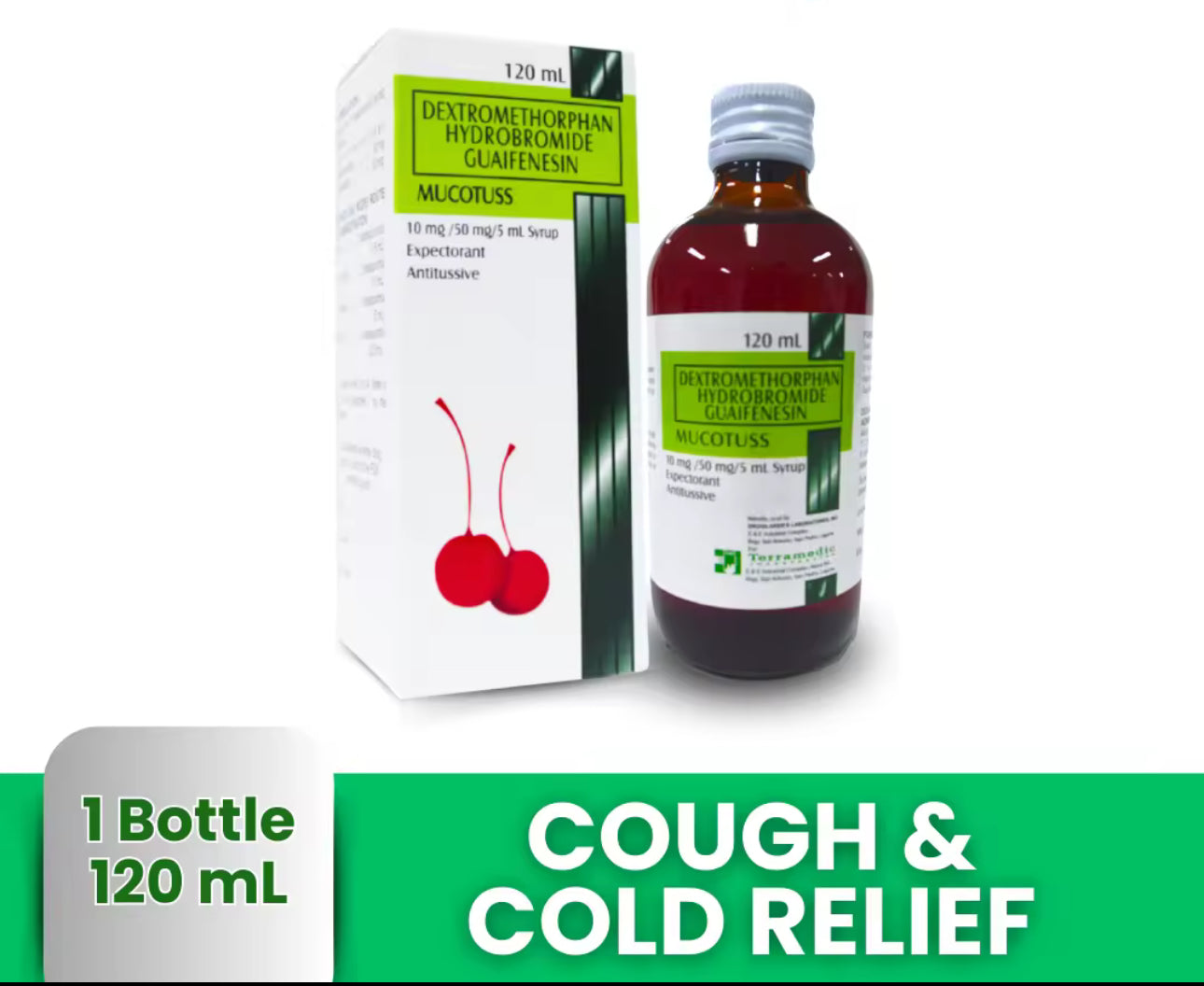 MUCOTUSS COUGH & COLD RELIEF SYRUP | 120mL