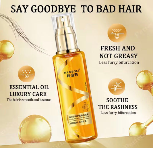 HANBOLI Hair Care Essential Oil Spray | Non-Greasy