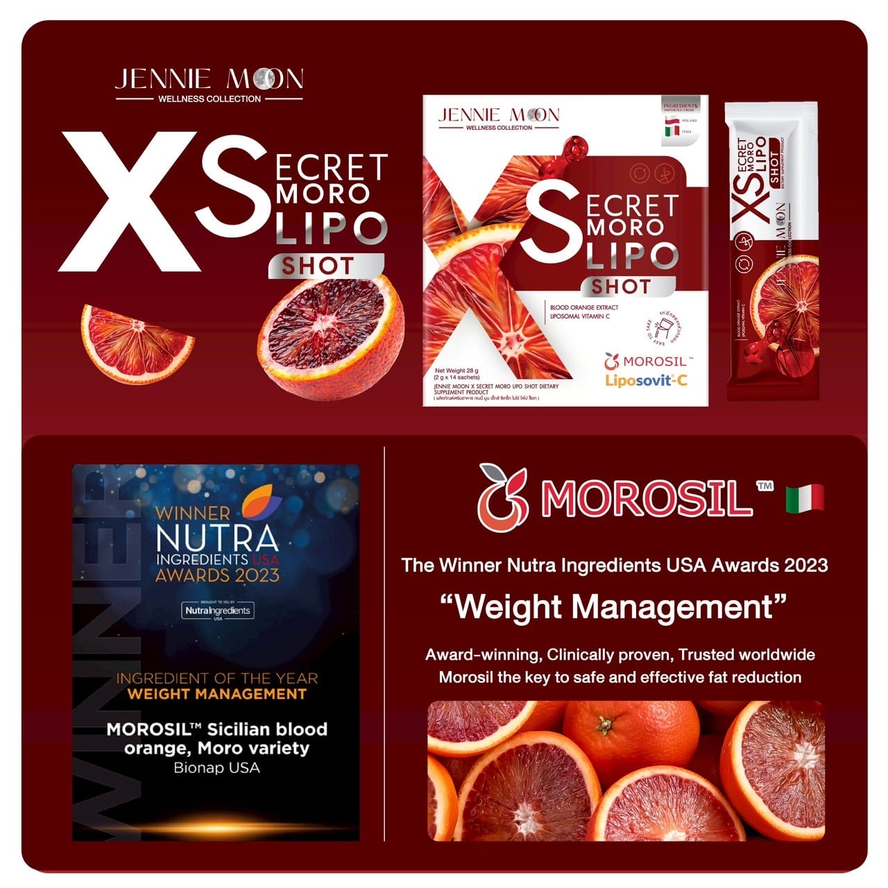 Jennie Moon Secret Moro Lipo Shot XS