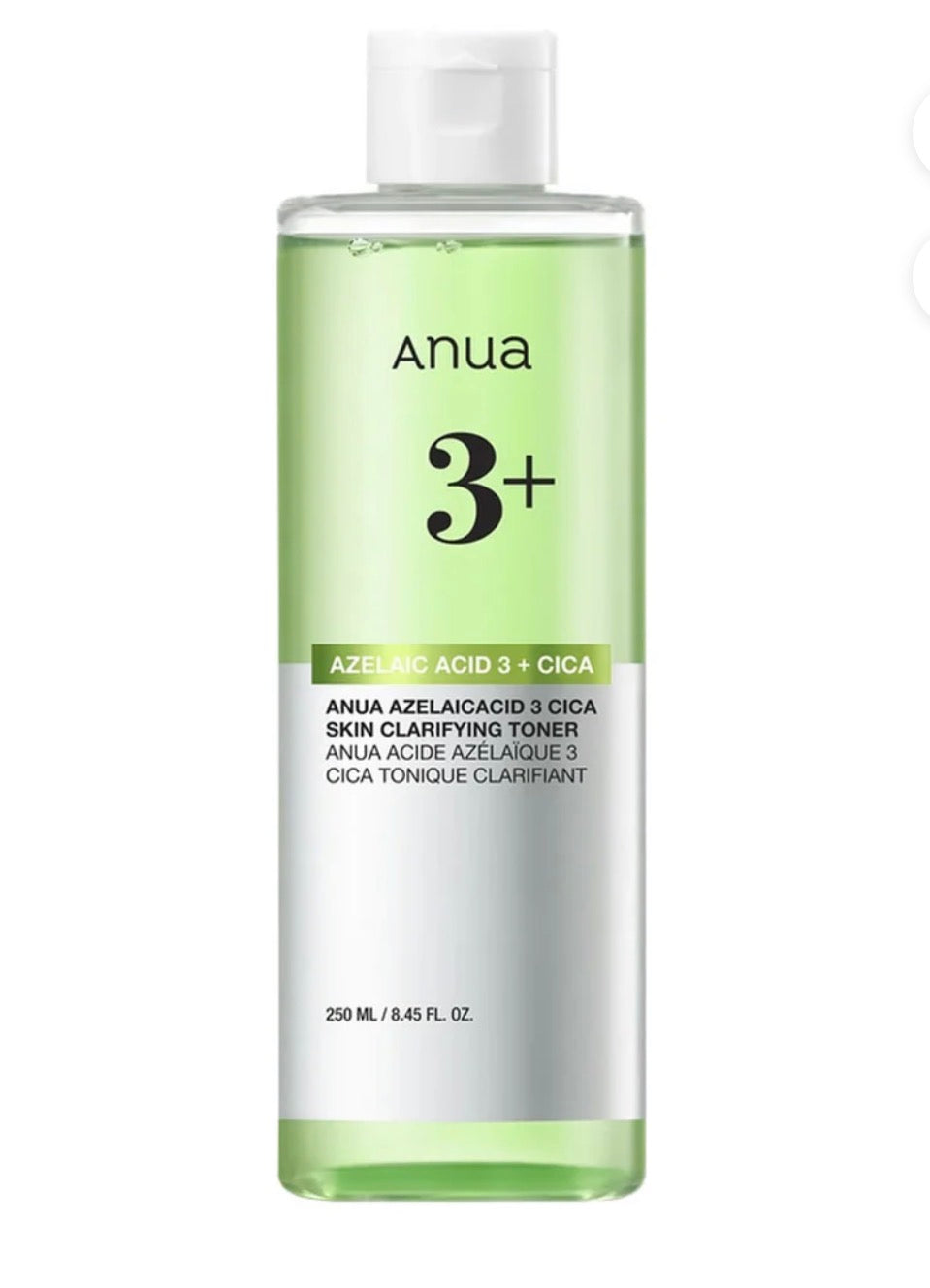 ANUA Azelaic Acid 3 + Cica Skin Clarifying Toner 250ml