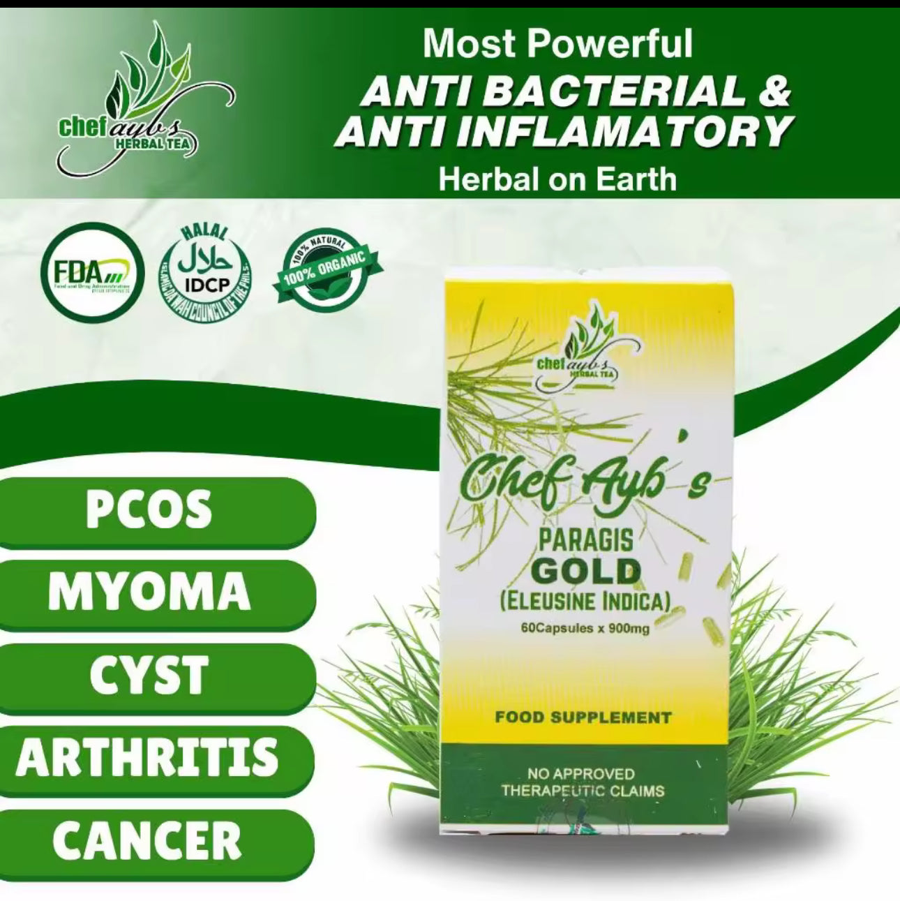 Chef Ayb’s Paragis Gold 60 Capsules