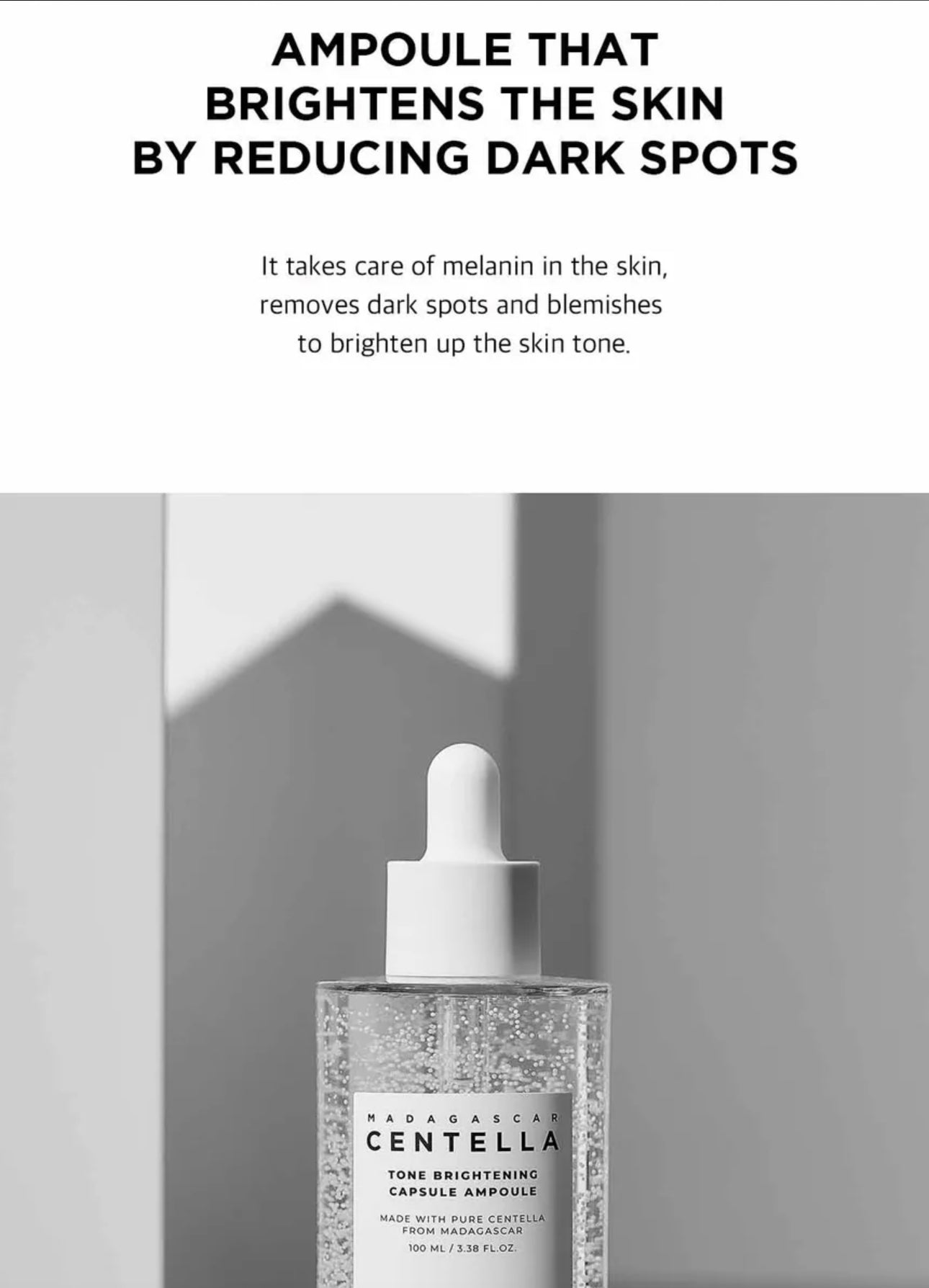 Centella Tone Brightening Capsule Ampoule | 100ml | Skin1004 Madagascar