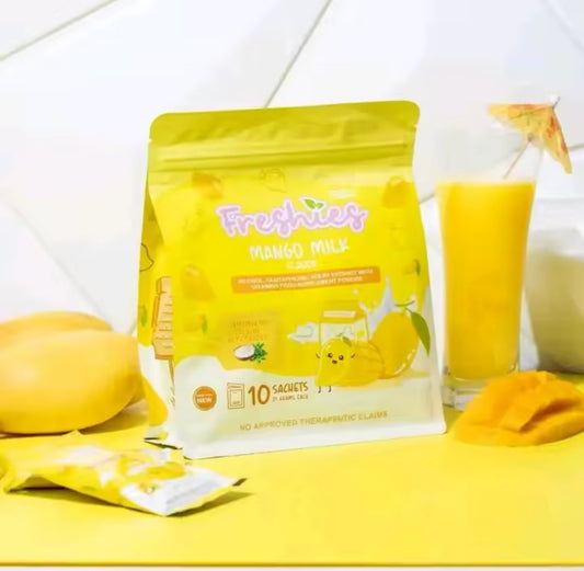FRESHIES Mango Milk Collagen Drink | 10 sachets x 21g