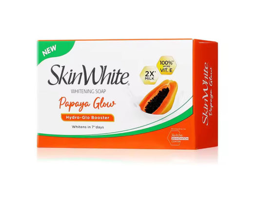 SkinWhite Papaya Glow Whitening Bar Soap 125g