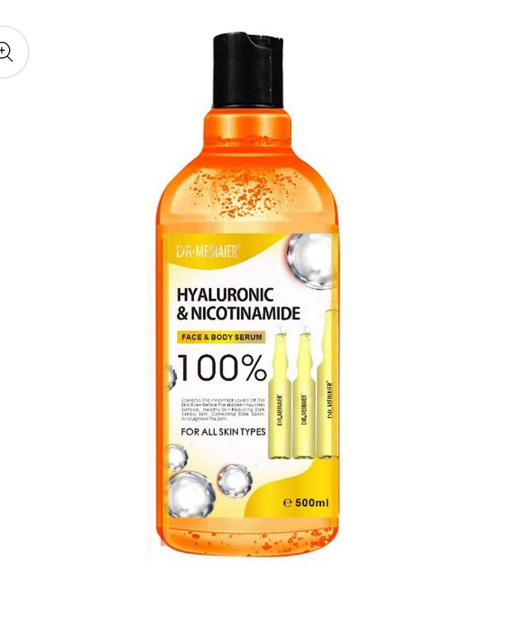 Dr Meinaier Hyaluronic & Nicotinamide Face & Body Serum 500ml