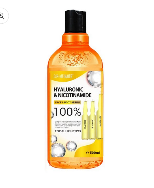Dr Meinaier Hyaluronic & Nicotinamide Face & Body Serum 500ml