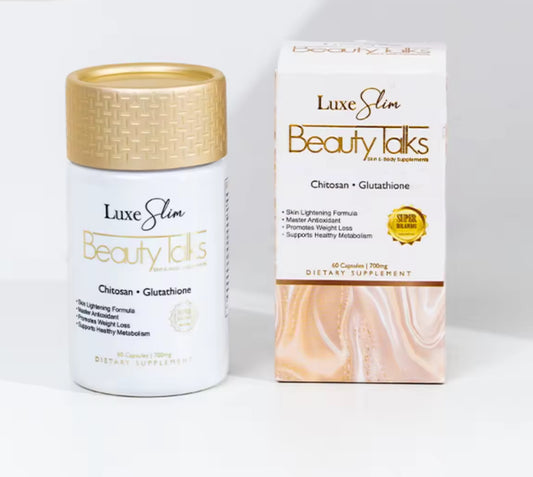 Luxe Slim Beauty Talks 60 Capsules| Chitosan+Glutathione