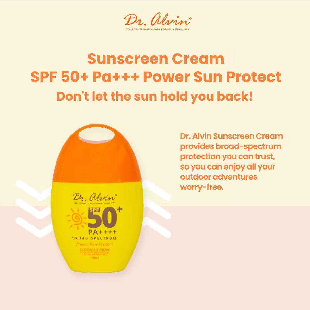 Dr. Alvin Power Sun Protect Sunscreen Body Lotion SPF 50, 50ml