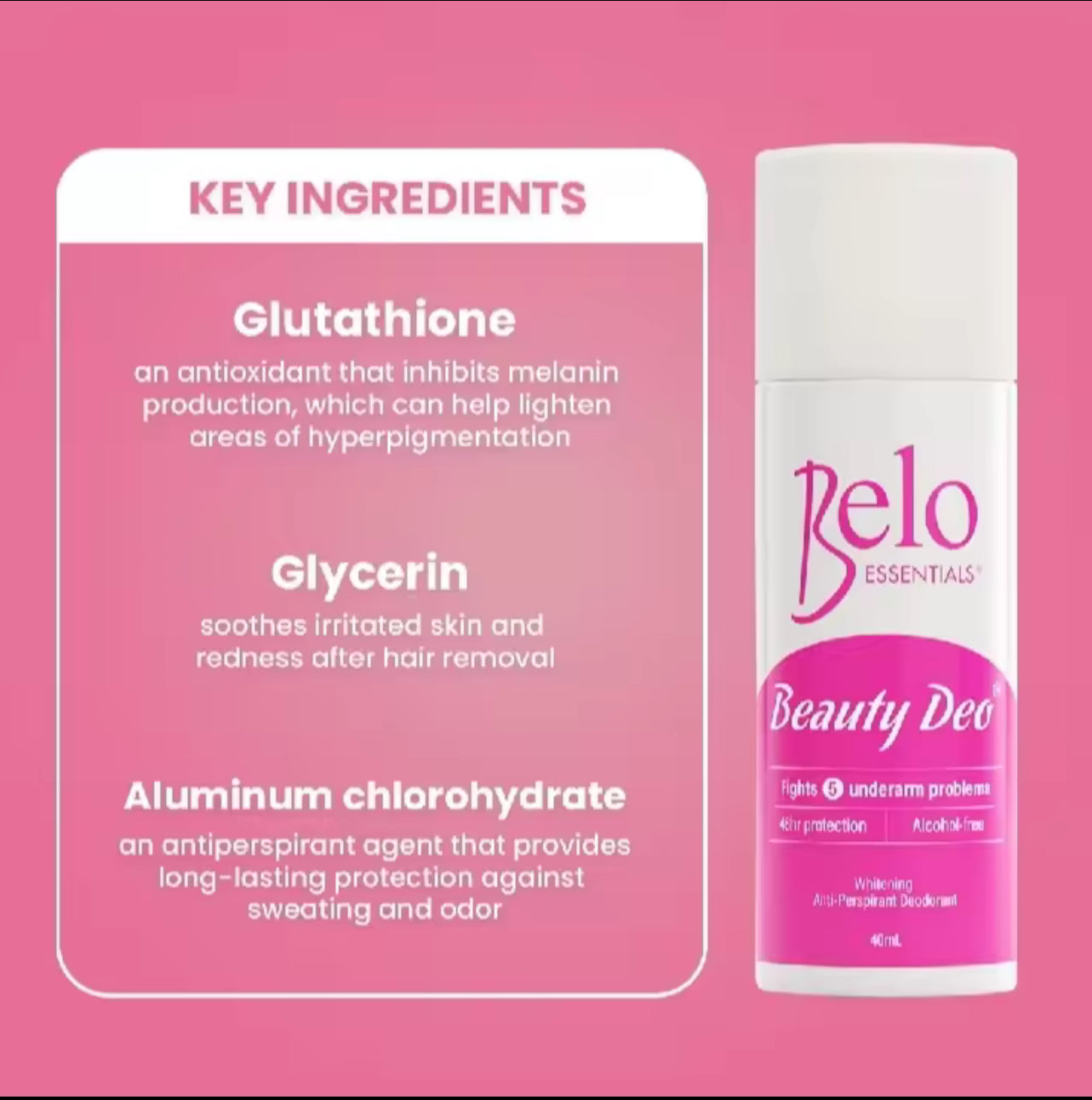 Belo Whitening Beauty Deo Roll 40ml