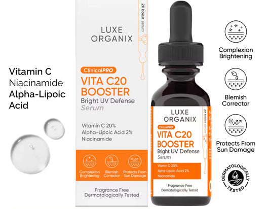 LUXE ORGANIX Clinical Pro Vita C20 Booster Serum 30ml