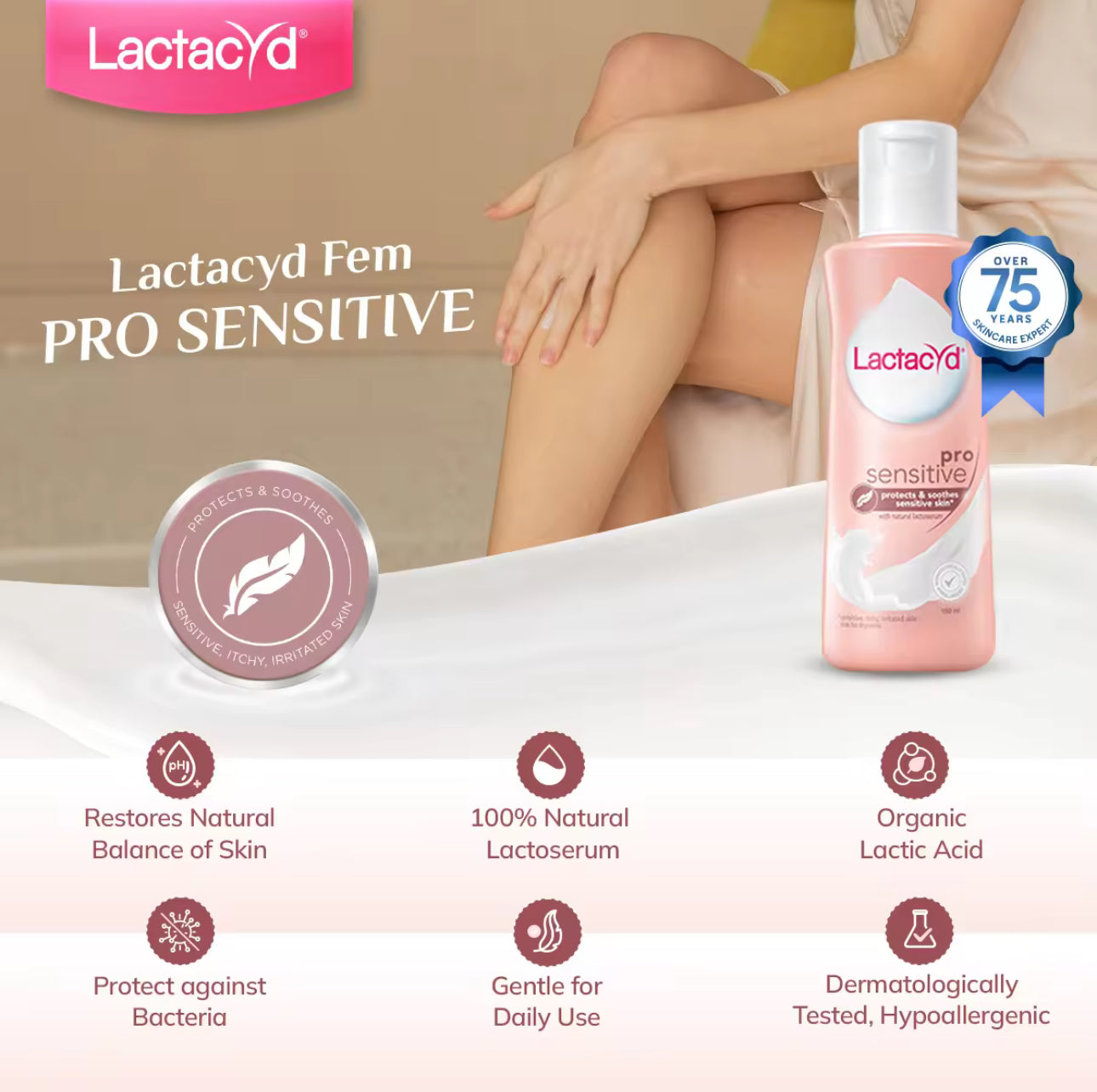 Lactacyd Feminine Wash Pro Sensitive 250ML