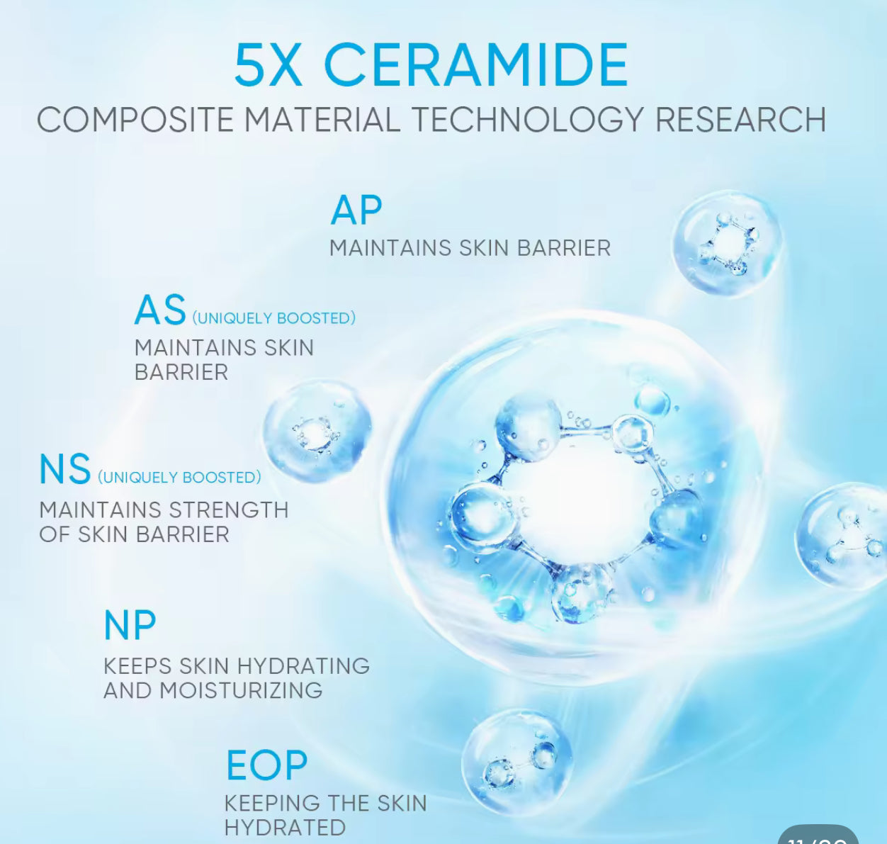 SKINTIFIC 5x Ceramide Barrier Moisture Gel 30g
