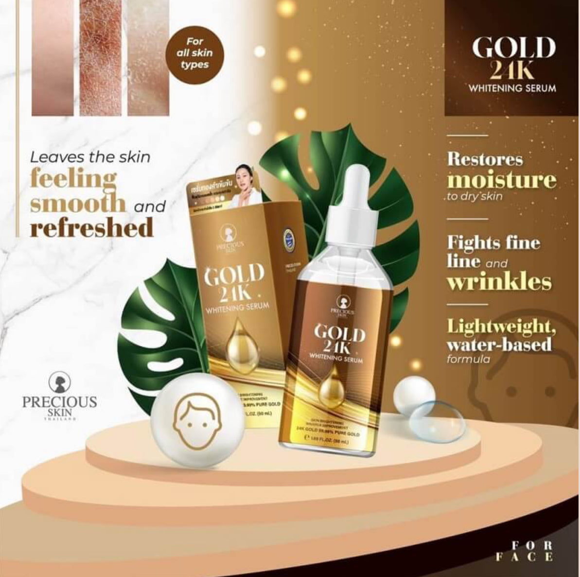 Gold 24K Whitening Serum 50ml