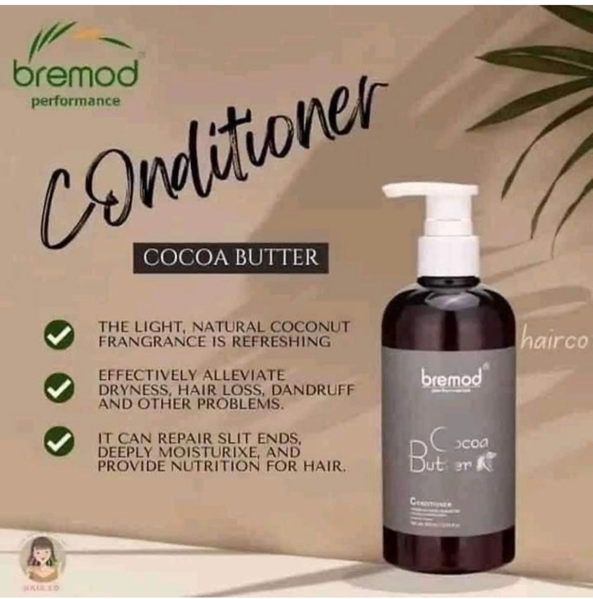 BREMOD Cocoa Butter Conditioner | 400ml