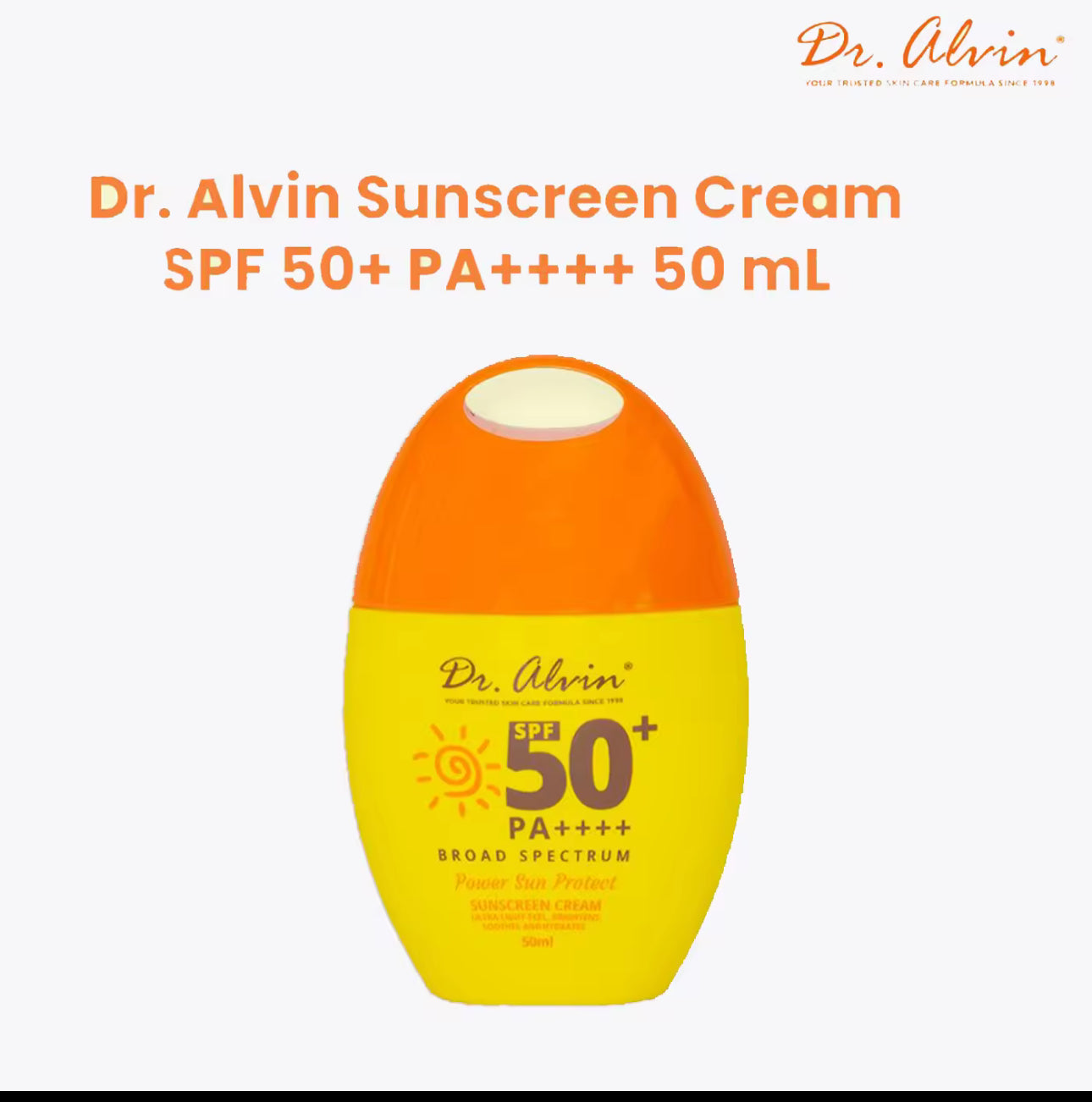 Dr. Alvin Power Sun Protect Sunscreen Body Lotion SPF 50, 50ml