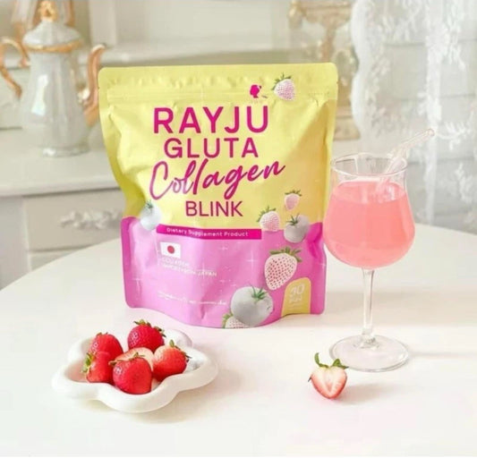 Rayju Gluta Collagen Blink Whitening Antioxidant Dark Spots 30 Sachets
