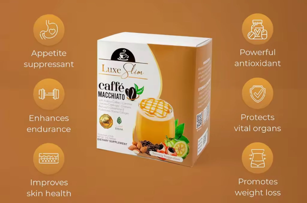 Luxe Slim Caffe Macchiato | 10 Sachetsx21g