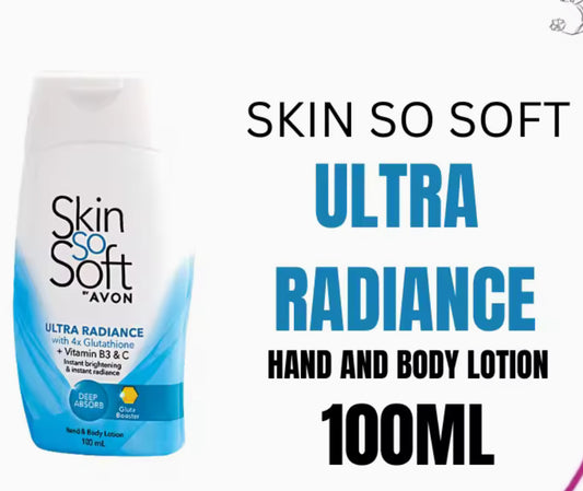 AVON Skin So Soft 250ml Lotion |RADIANCE+SPF 15 - Ultra Radiance | Hand & Body Lotion 100ml