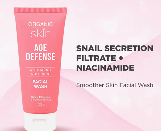 Organic Skin Japan Age Defense Facial Wash 100ml