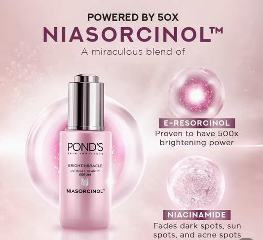 POND's Bright Miracle Ultimate Clarity Day Serum Niasorcinol with Niacinamide and E-Resorcinol 30G