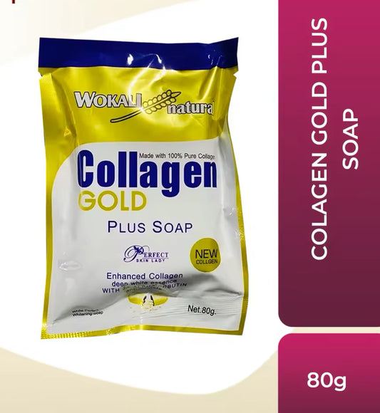 Wokali Natural Collagen Gold Plus Soap 80g product from thailand