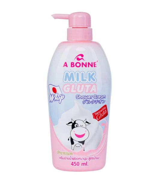 ABonne Milk Gluta Whip Shower Cream Pump 450ml