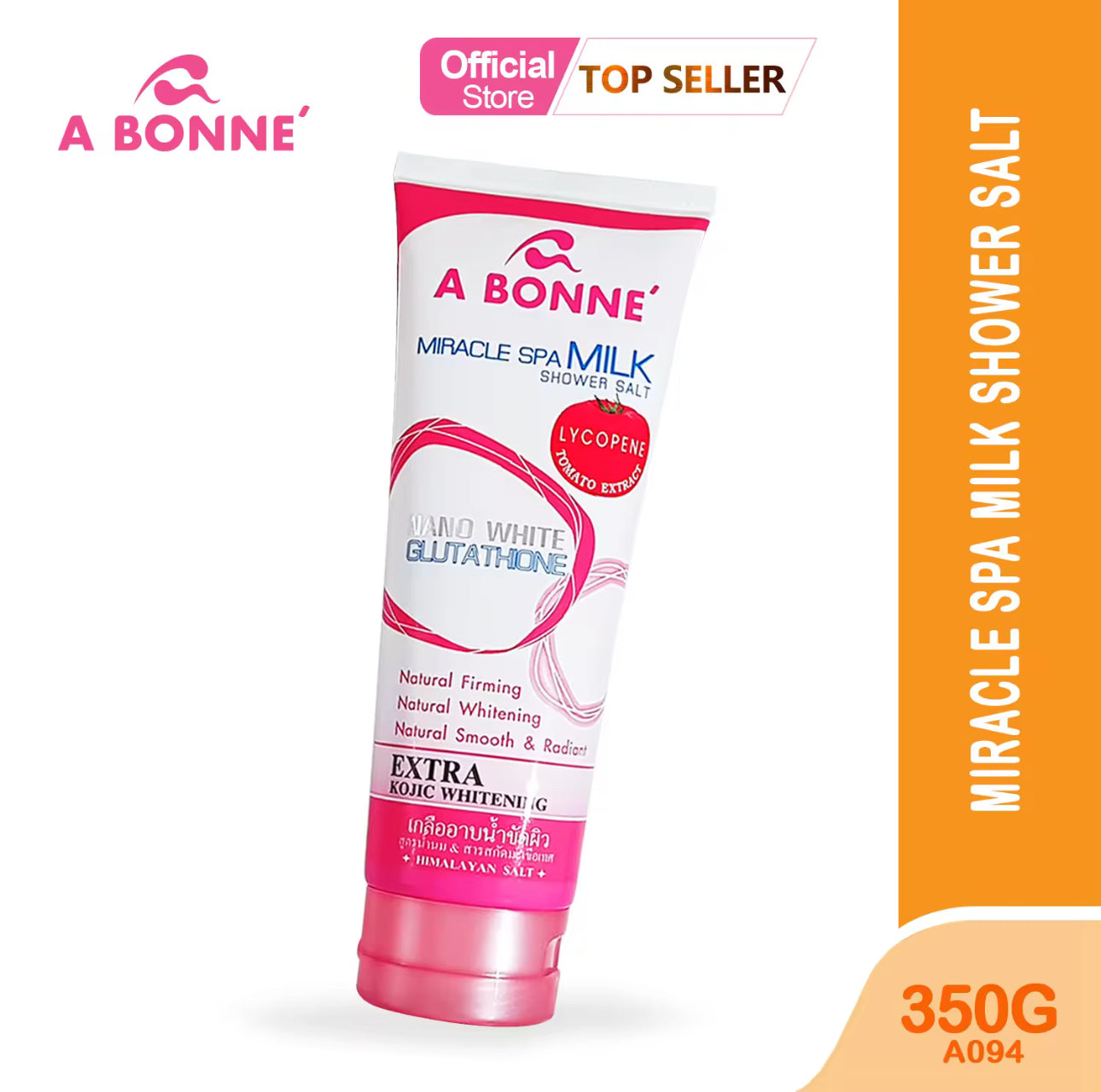 ABonne Miracle Spa Milk Shower Salt| Nano White Glutathione | Extra Kojic Whitening