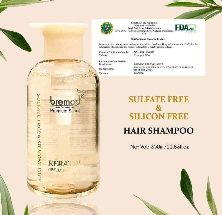 BREMOD PREMIUM KERATIN TREATMENT HAIR SHAMPOO 350ml