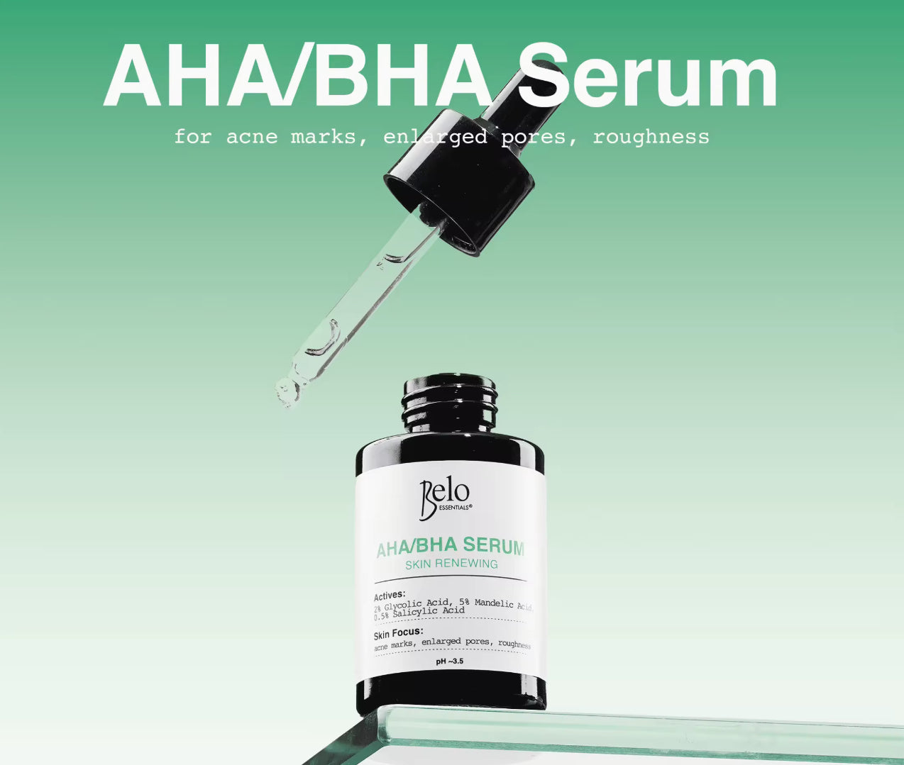Belo Essentials AHA BHA Skin Renewing Serum 30mL