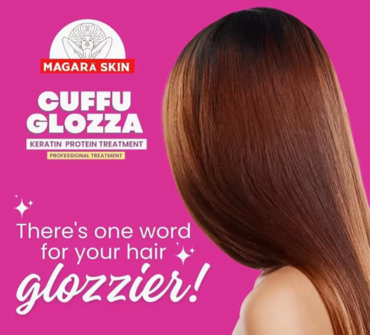 Cuffu Glozza Sachet Keratin Protein Hair Treatment | Magara Skin | 1box= 5pcs