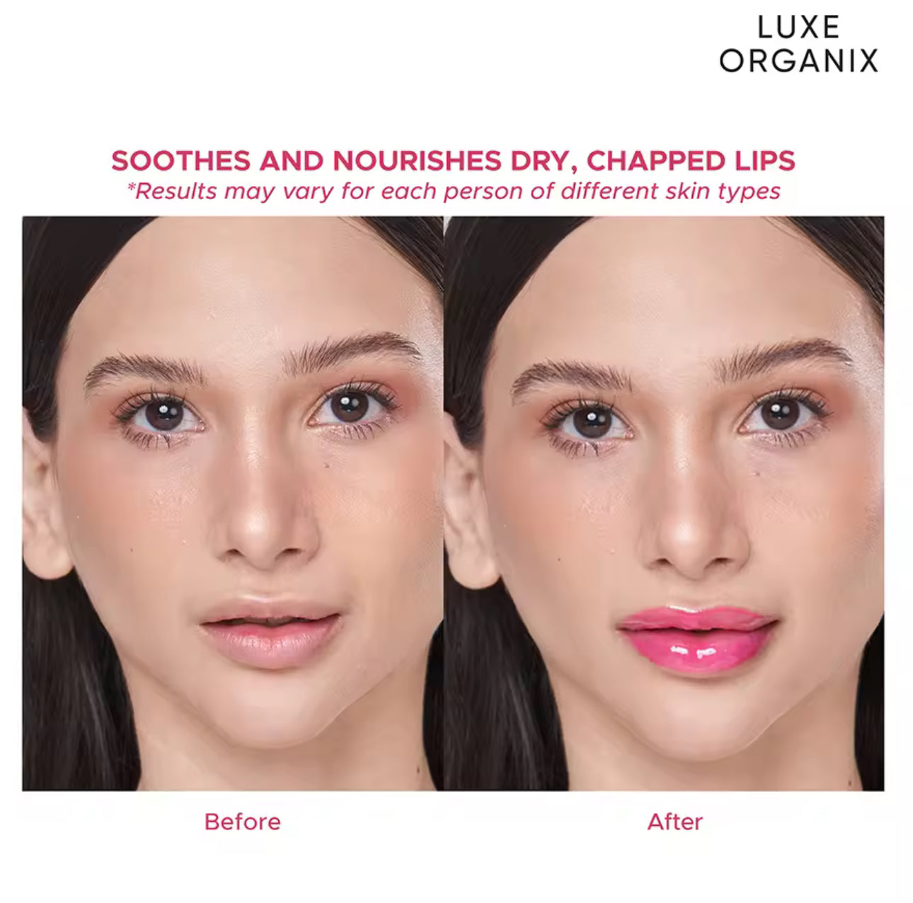 Luxe Organix Panthenol Therapy 24H Lip Serum Tinted Lip Essence 10g