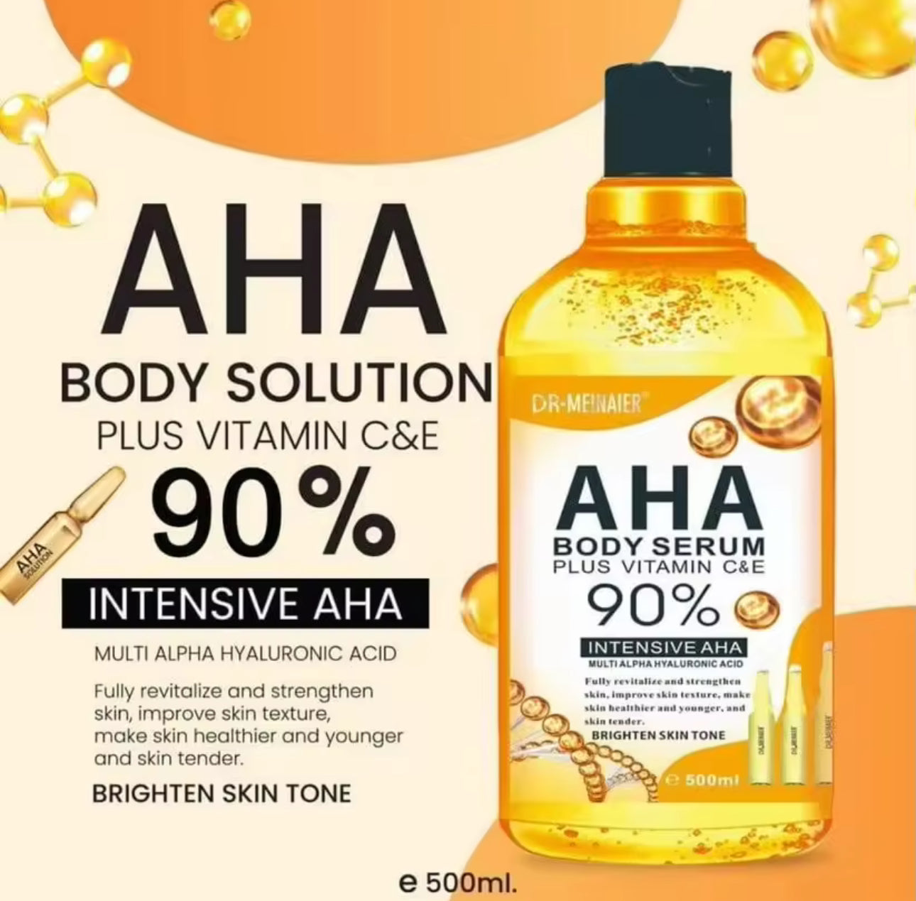 Dr Meinaier AHA Body Serum 500ml