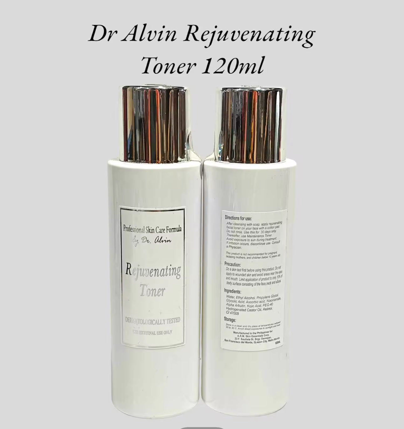 DR ALVIN REJUVENATING TONER 120ML